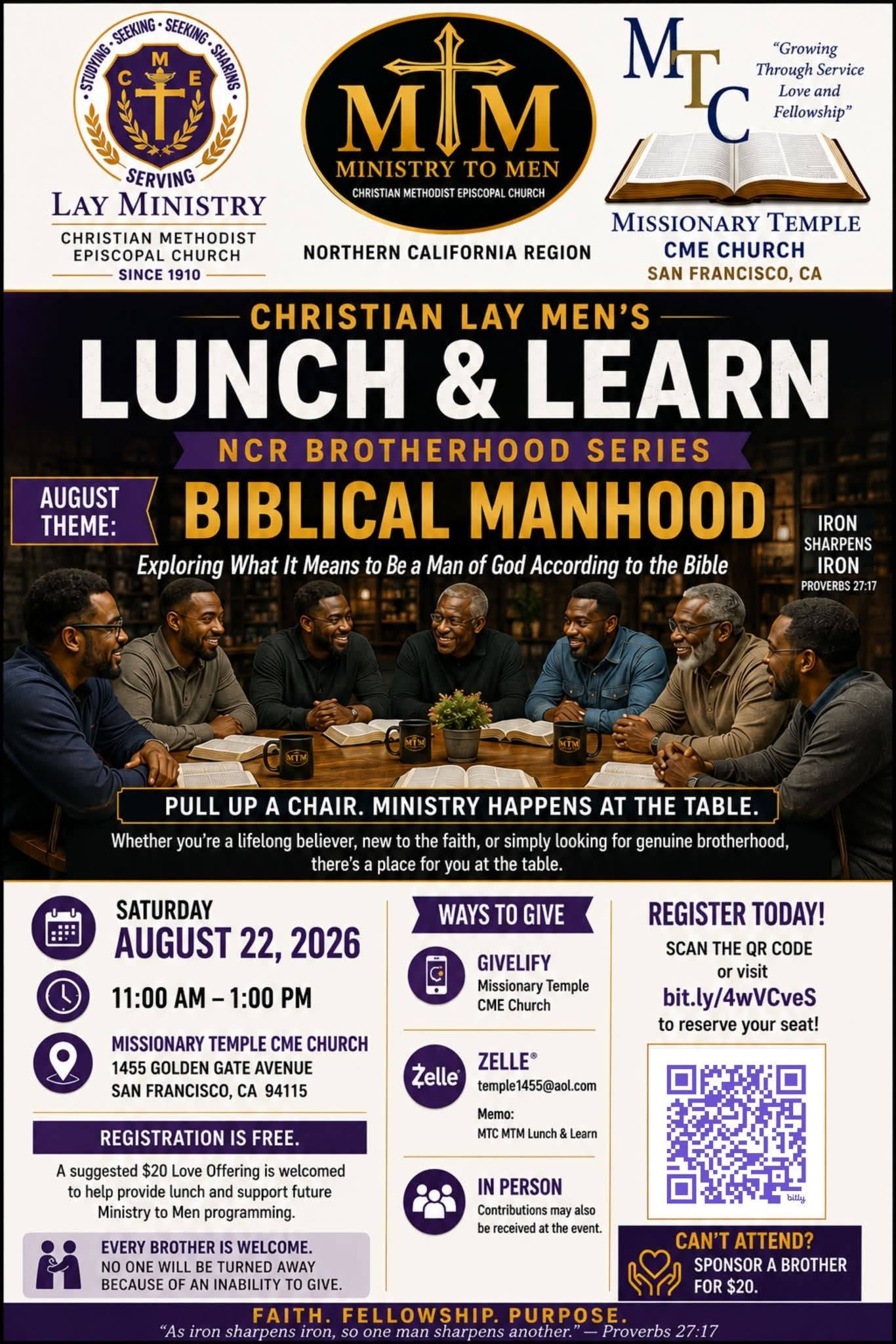 Ministry to Men Lunch & Learn